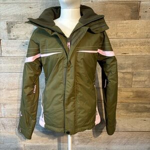 Billabong women’s green snowboarding‎ skiing winter jacket  in size small